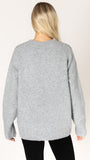 ATHENA HEART CREW SWEATER