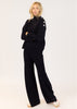 BLAKE NAVY MOCKNECK SWEATER