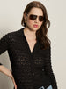 DREAMGIRL LACE BUTTON UP