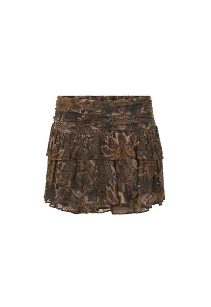 Damask Mini Skirt