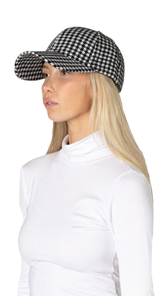 HOUNDSTOOTH BASEBALL HAT