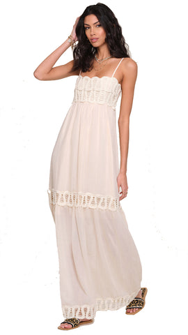 Yara Top White Magnolia Eyelet