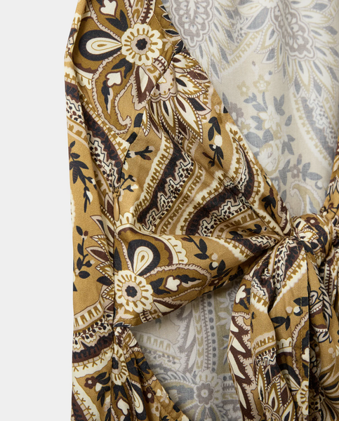 RAEDENSW PAISLEY PRINTED MAXI DRESS