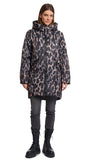 LUNE PADDED JACKET W/ HOOD - LEOPARD *LAST ONE*