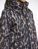 LUNE PADDED JACKET W/ HOOD - LEOPARD *LAST ONE*