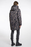 LUNE PADDED JACKET W/ HOOD - LEOPARD *LAST ONE*