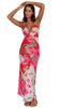 Floral Print A Line Maxi Dress