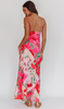 Floral Print A Line Maxi Dress