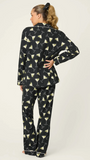 Merrier With A Martini 3-Piece Flannel PJ Set