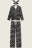 Merrier With A Martini 3-Piece Flannel PJ Set