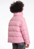 AUDRY MAUVE PINK STRUCTURED PADDED JACKET