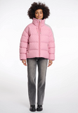 AUDRY MAUVE PINK STRUCTURED PADDED JACKET