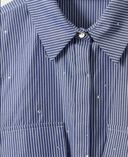 ELYNSW SHIRT - BLUE STRIPED