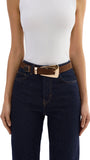 BROOKLYN BROWN SUEDE BELT