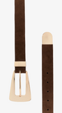 BROOKLYN BROWN SUEDE BELT