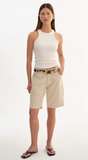 ASPEN COW HAIR LEATHER BELT