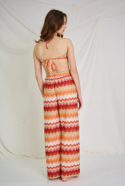 Sunset Waves Broderie Beach Pants