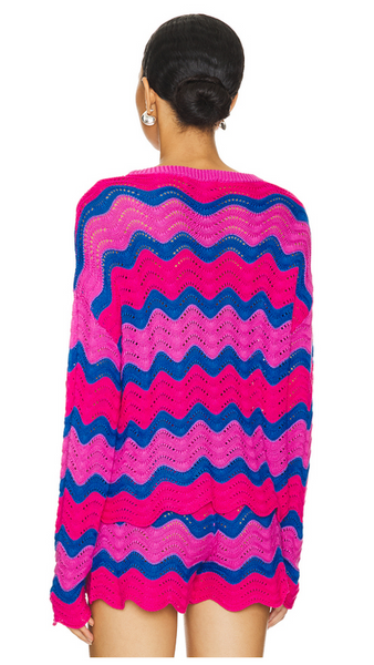 Orchid Wave Beach Sweater/Balboa Short Chevron Set *LAST ONE*