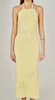 FLOWER DETAIL HALTER MAXI DRESS