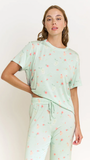 Tee Pant Set in Mint Mojito Bliss