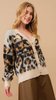 SEQUIN DETAIL LEOPARD CARDIGAN *LAST ONE - Sz S/M*