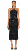 HEMANT AND NANDITA - SEHR MIDI VELVET LACE DRESS