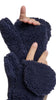 ALEIDA TEDDY GLOVES - NIGHT GREY
