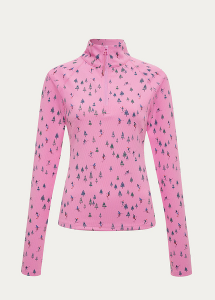 Kamara Top - Ski Patrol Waffle Quarter Zip *LOW STOCK*