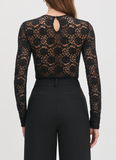 THE HEART OF A WOMAN LACE BODYSUIT