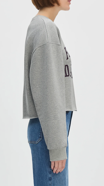 CROPPED COLLEGIATE SWEATSHIRT