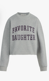 CROPPED COLLEGIATE SWEATSHIRT