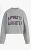 CROPPED COLLEGIATE SWEATSHIRT