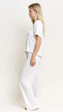 IVORY MARTINIS TEE PANT SET