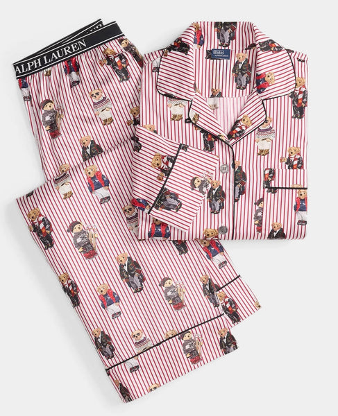 POLO BEAR RED MADISON PJ SET