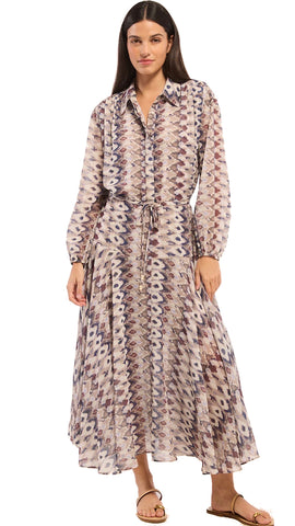 IRA MAXI DRESS IN DAPHNE FLORAL