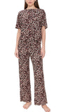 Tee Pant Set in Caramel Leopard *LAST ONE - XS*