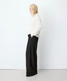AUGUSTIN KNIT SWEATER WITH LACE V-NECK