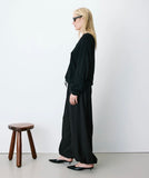 AUGUSTIN KNIT SWEATER WITH LACE V-NECK