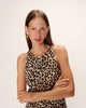 RAY LONG LEOPARD DRESS