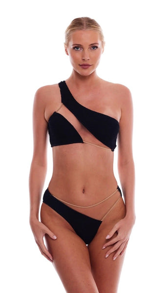 MILOS ONE SHOULDER MESH BIKINI