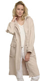 BORA SHELL SHIMMER TRENCH COAT