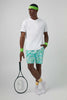 TENNIS CLUB MEN'S SHORT SLEEVE HENLEY STRETCH JERSEY PJ SET