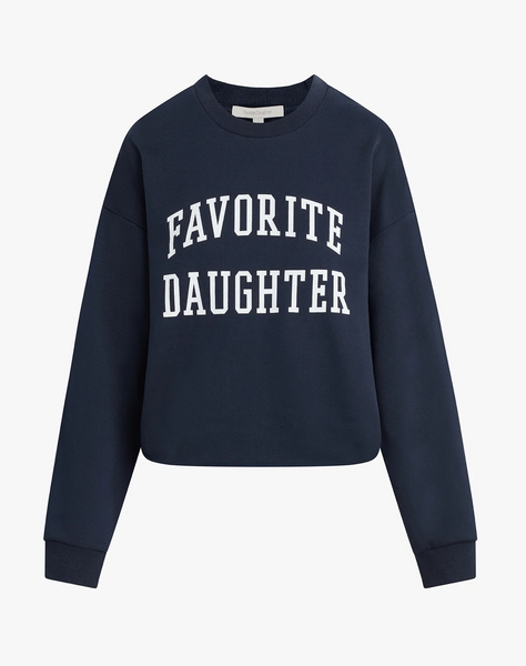 CROPPED COLLEGIATE SWEATSHIRT