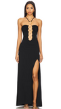 HALTER RING LONG DRESS