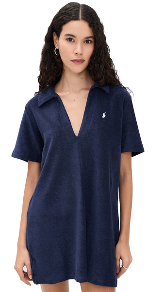 Collared Terry Cover-Up *LAST ONE -XL*
