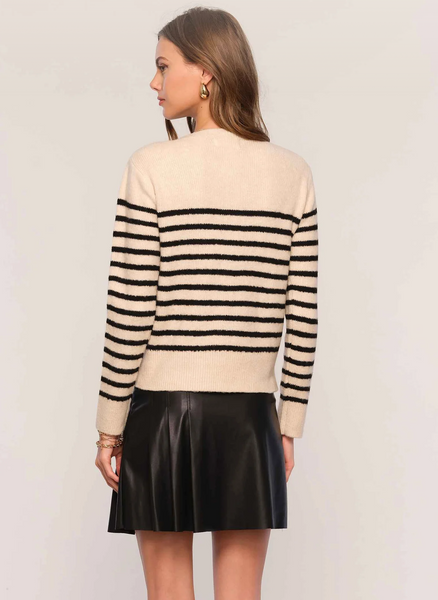 BREANNA SEQUIN STRIPE CARIDGAN