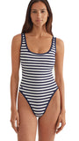 Scoop Tank One-Piece Polo Swimsuit