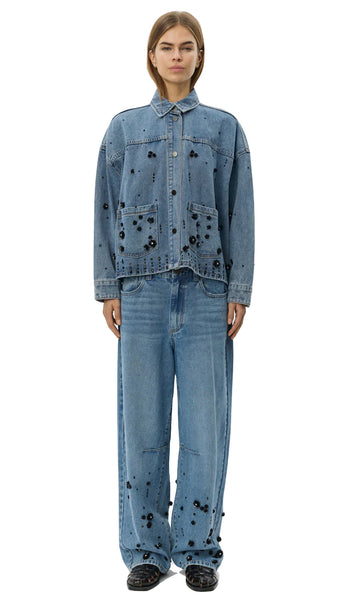 AMAYASW BOXY DENIM JACKET *LAST ONE -SZ L*