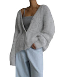 Loose Fit Soft Fluffy Cardigan