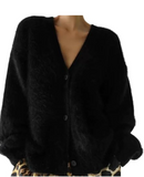 Loose Fit Soft Fluffy Cardigan